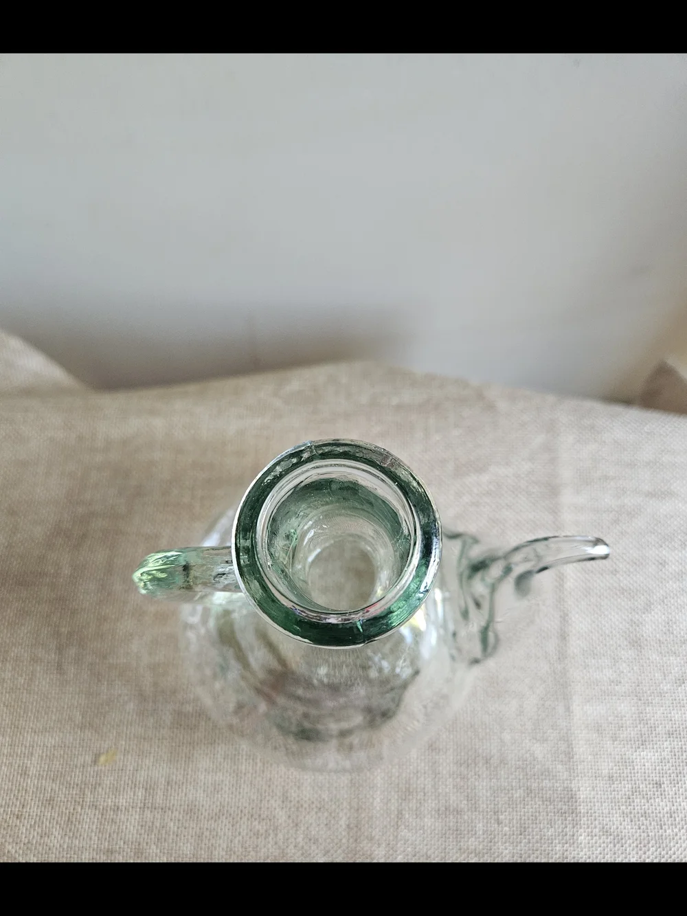 Hand-Blown Glass Cruet